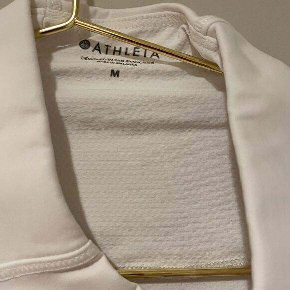 GUC Athleta athletic top white size medium - Picture 2 of 6